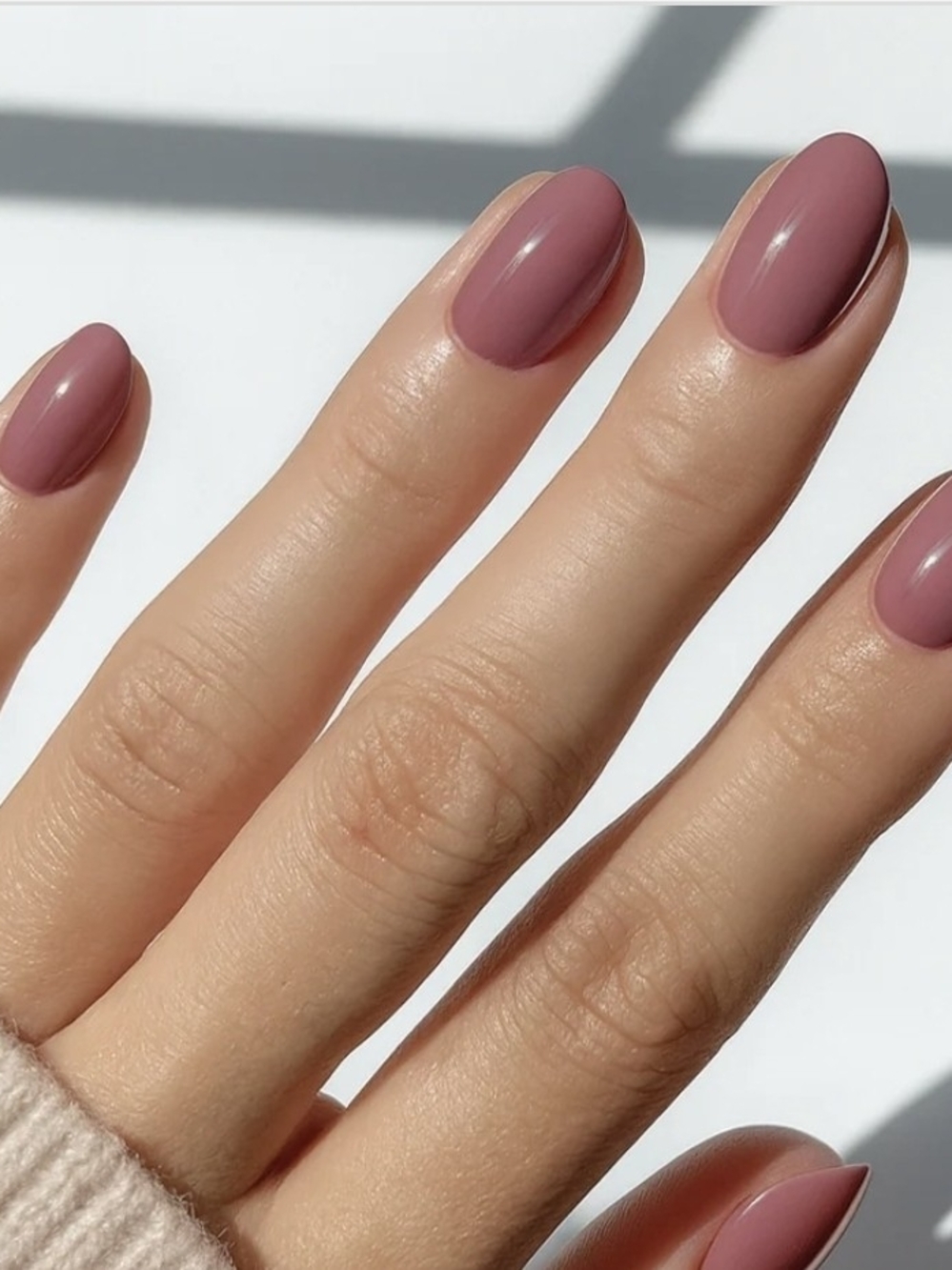 Glamnetic Press-On Nails in Fall Mauve